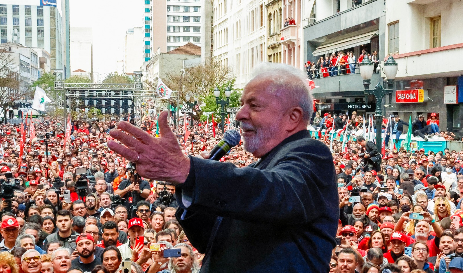 Lula em Curitiba Foto Ricardo Stuckert