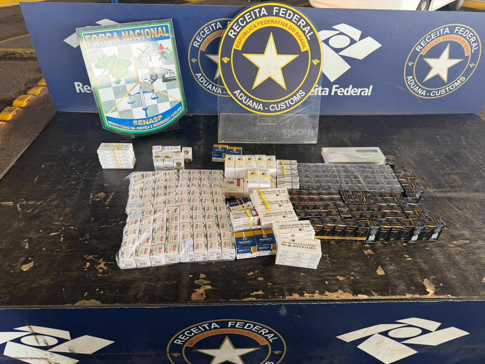 VÍDEO: Receita Federal apreende medicamentos emagrecedores e anabolizantes na Aduana da Ponte Internacional da Amizade 1 WhatsApp Image 2026 09 14 at 12.03.20