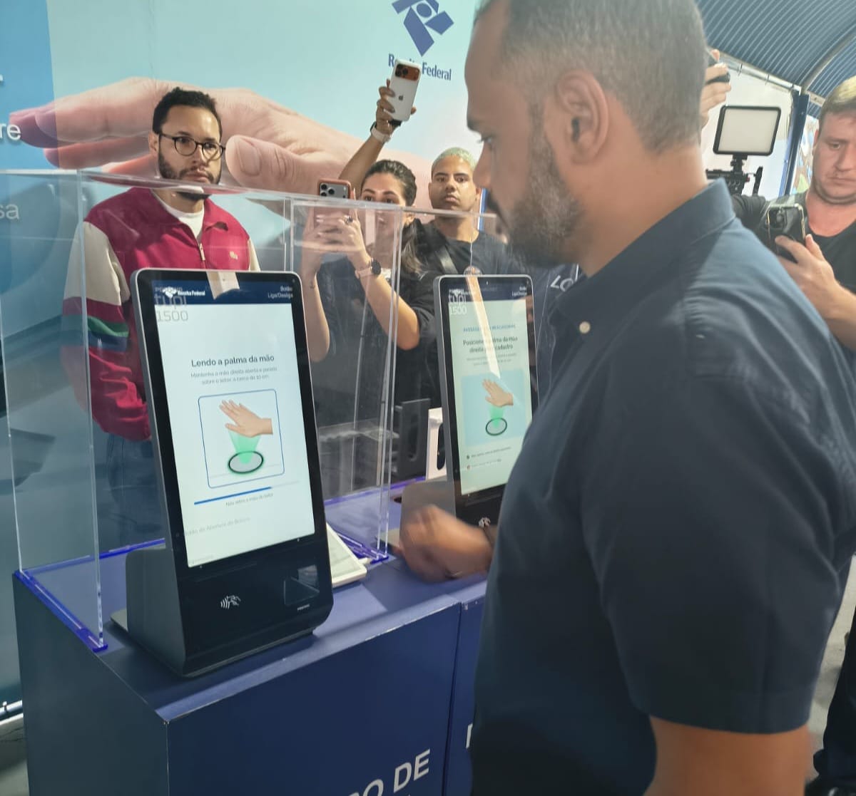 Fronteira: identificação biométrica pela palma da mão na Ponte da Amizade começa nesta quinta-feira (1º) 1 biometria ponte